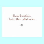 Innisfree Vs. Coffee postcards