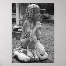 "Innocence"  Victorian Statuary Art Poster