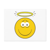 Innocent Angel  Smiley Face Postcards