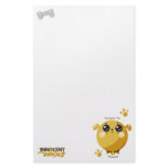 Innocent little Rascals brown dog stationary Customized Stationery