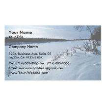 Innoko River in Winter Business Cards