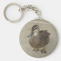 Inquisitive Duck Key Chain