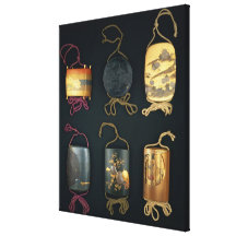 Inro Cases, 19th century Stretched Canvas Prints