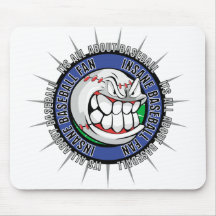 Insane Baseball Fan Mousepad