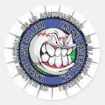 Insane Baseball Fan Sticker