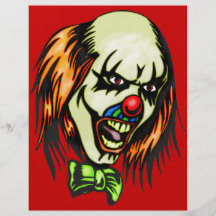 Insane Evil Clown Flyer
