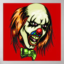 Insane Evil Clown Posters