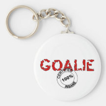 Insane Goalie Keychains