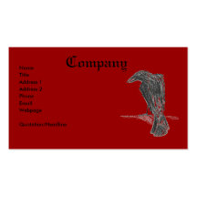 Insane Raven/Print Business Card