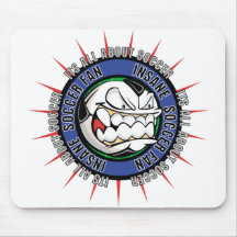 Insane Soccer Fan Mousepad