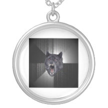 Insanity Wolf Advice Animal Meme Custom Necklace