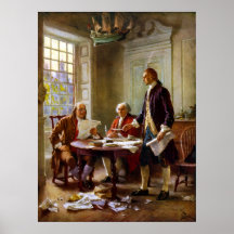 Inscription de la déclaration d'indépendance posters