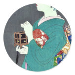 Insect cage by Ito, Shinsui Ukiyoe Round Stickers