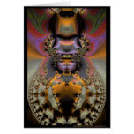 Insect Mandala Greeting Card