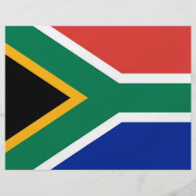 Insecte avec le drapeau de l'Afrique du Sud Tract
