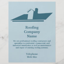 Insecte d'affaires de Roofing Company Prospectus En Couleur