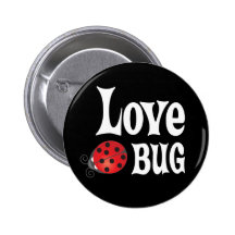 Insecte d'amour - coccinelle badges