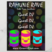 Insecte de coutume d'éloge de Kawaii Ramune Tract Customisé