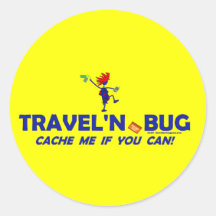 Insecte de Geocache Travel'n Autocollants