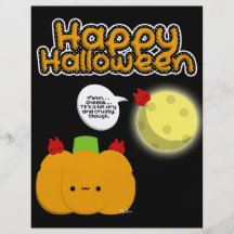 Insecte heureux de Halloween Prospectus Personnalisés