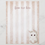Insecte mignon de lapin de Kawaii pour toute occas Tract Personnalisé