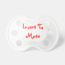Insert to Mute Pacifier 0-6 months