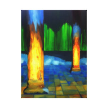 Inside Bethlehem Stretched Canvas Print