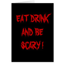 (inside card) WELCOME TO OUR HALLOWEEN PARTY !