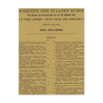 Inside Historischgeographischer Hand Atlas Postcard