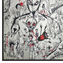 Inside My Head Stretched Canvas Print