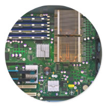 inside server computer round stickers