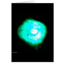 Inside Turquoise Ice 1 Greeting Card