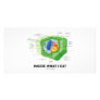 Inside What I Eat (Plant Cell Vegetarian Humor) Photo Card Template
