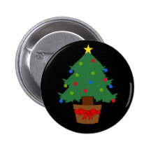 Insigne de bouton d'arbre de Noël Badges Avec Agrafe