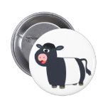 Insigne de bouton de vache à Galloway ceinturé par boutons publicitaires