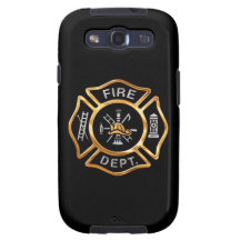 Insigne d'or de corps de sapeurs-pompiers coques galaxy s3