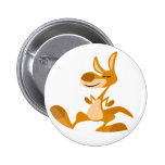 Insigne mignon de bouton de kangourou de danse de  badge