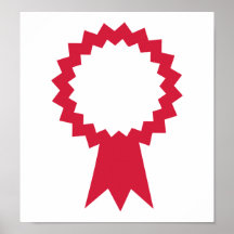 Insigne rouge posters