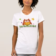 Insomniac Owl Ladies Tee Shirt