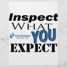 Inspect What You Expect Flyers
