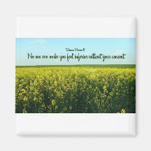 Inspiration by Eleanor Roosevelt Refrigerator Magnet