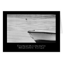 Inspiration - Moored Boat Greeting Card
