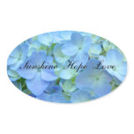 Inspiration stickers Blue floral seals Hope Love