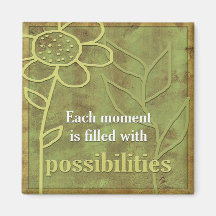 Inspirational Affirmations-Possibilities Refrigerator Magnets