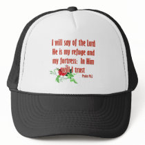 Inspirational bible quote designs trucker hat