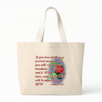 Inspirational Bible Quotes Canvas Bags