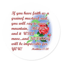 Inspirational Bible Quotes Stickers