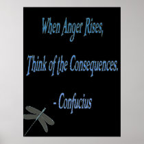 Inspirational Confucius Quote Poster Print