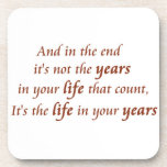 Inspirational cork coaster sets unique gift ideas