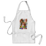 Inspirational Cute Cool Cartoon gifts:Team Work aprons
